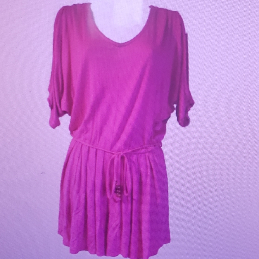 Madigan Romper Pink Azelea Cold Shoulder New